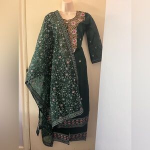 Organza salwar kameez